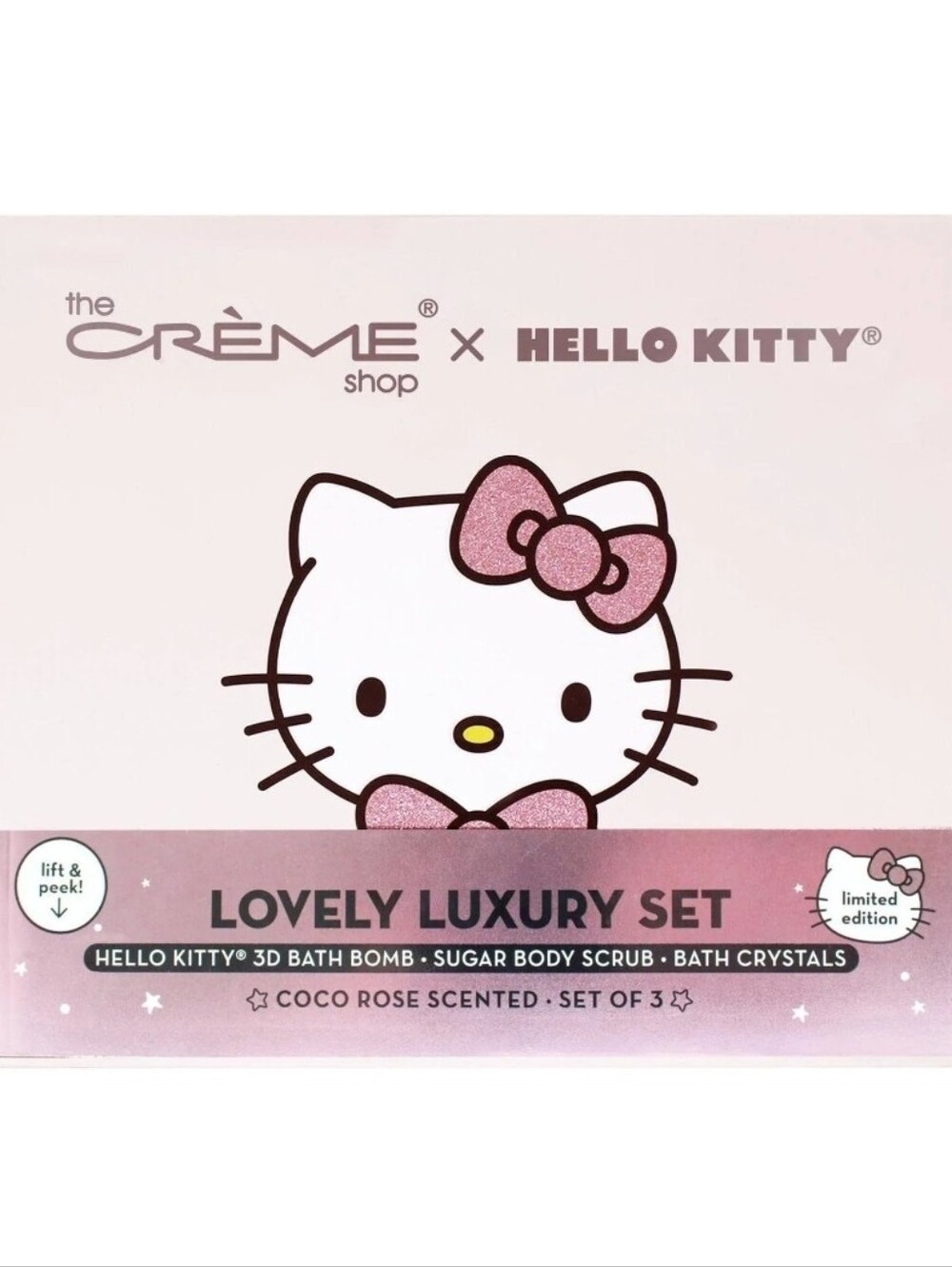 The Creme Shop Hello Kitty Lovely Luxury Set In Coco Rose - Picture 4 of 11